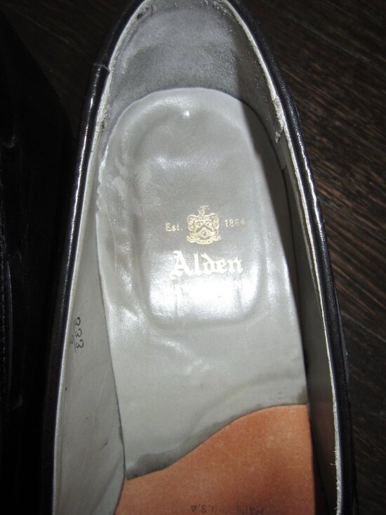 ALDEN Tassel Moccasin Loafer 660 Aberdeen Last Black Calfskin Shoes Men’s 9 E main image 9